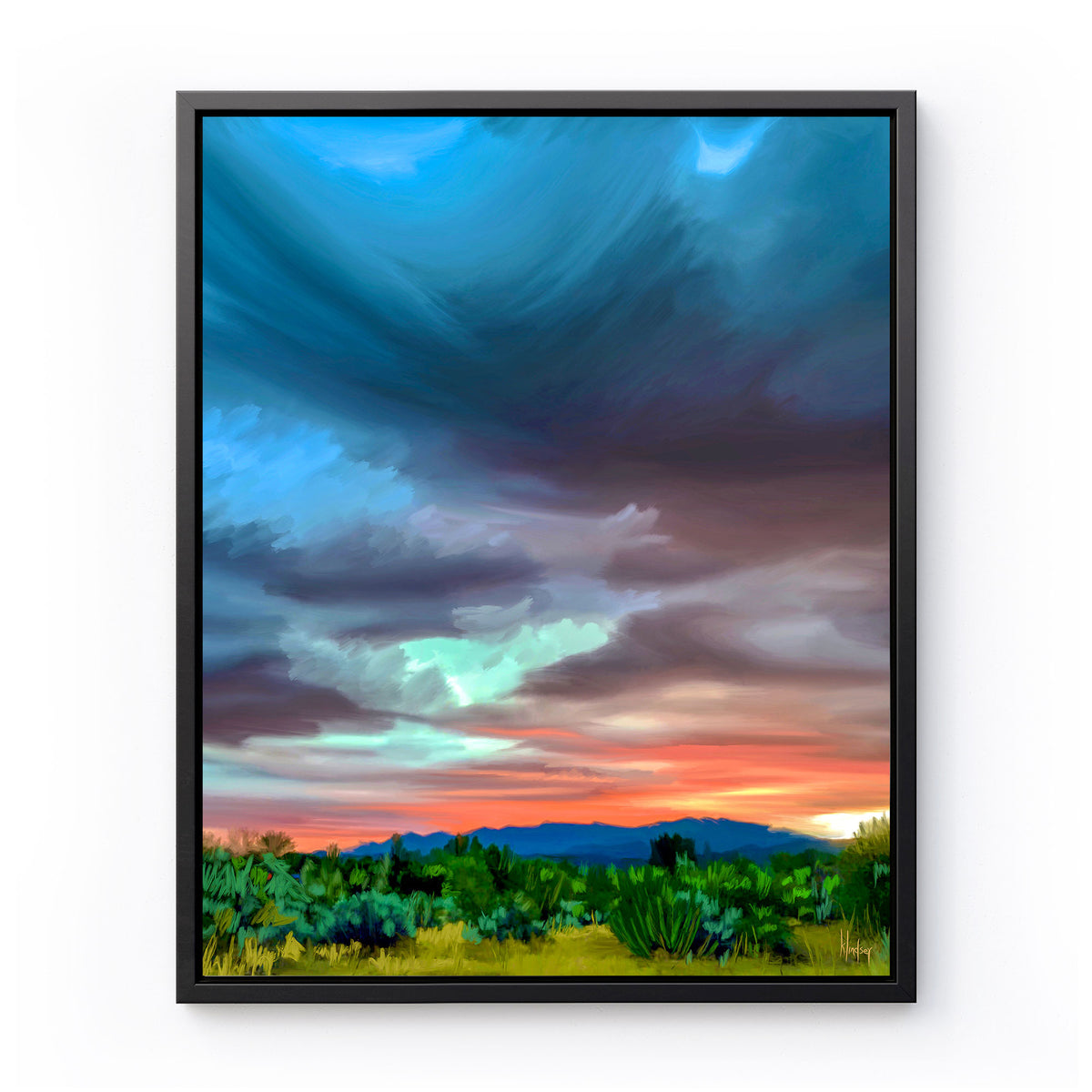Desert Sunrise - Canvas Print by Kate Lindsey | Art Bloom Canvas Art