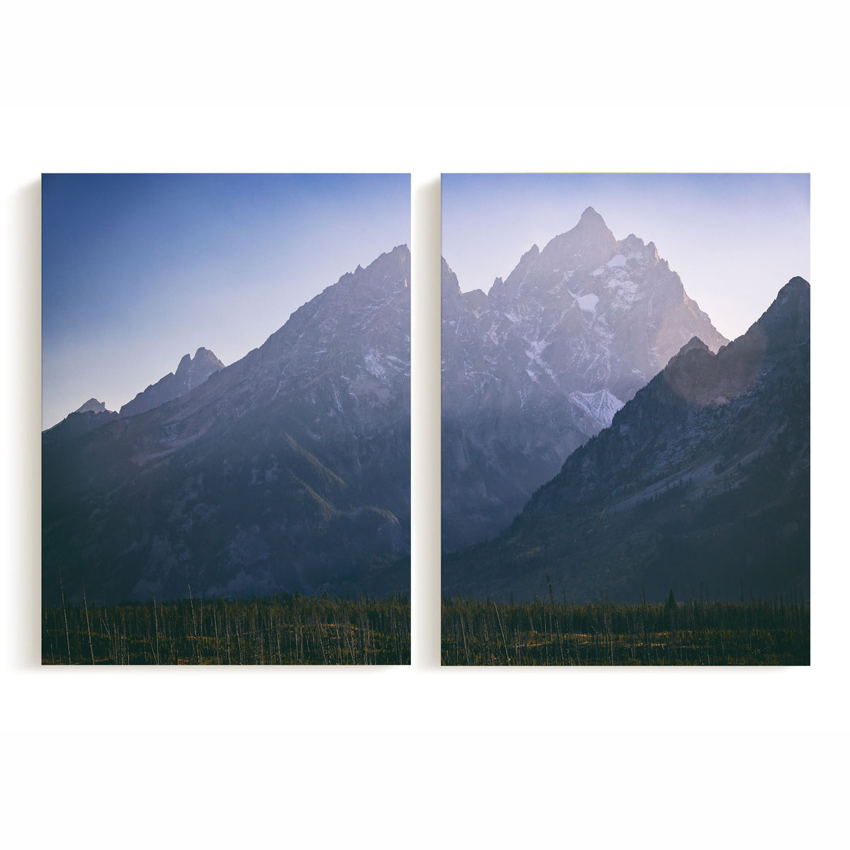 Teton Range - Canvas Print by Kyle Spradley | Art Bloom Canvas Art