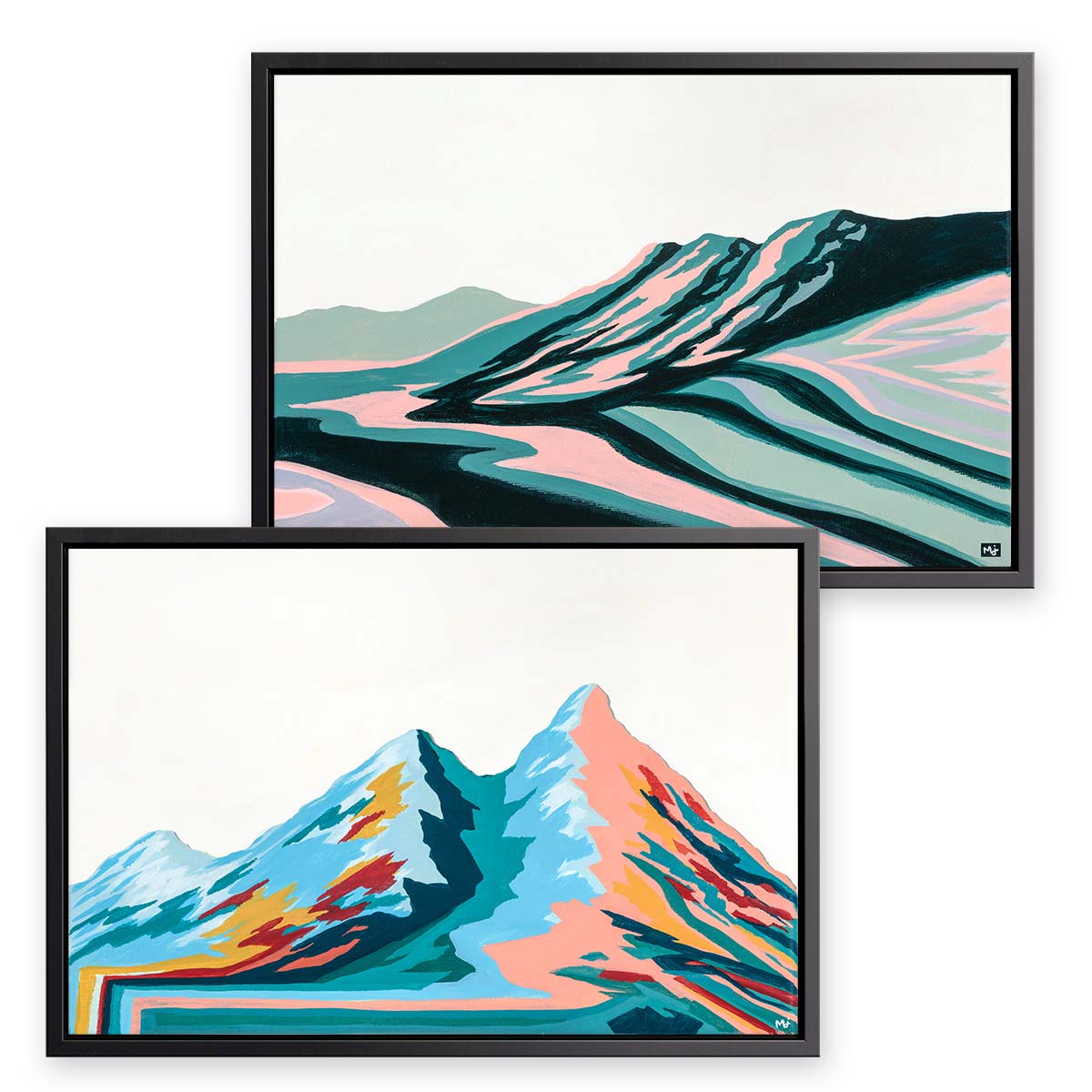 Color & Lines Bundle - 2-Piece Bundle by Mallery Jane | Art Bloom Canvas Art
