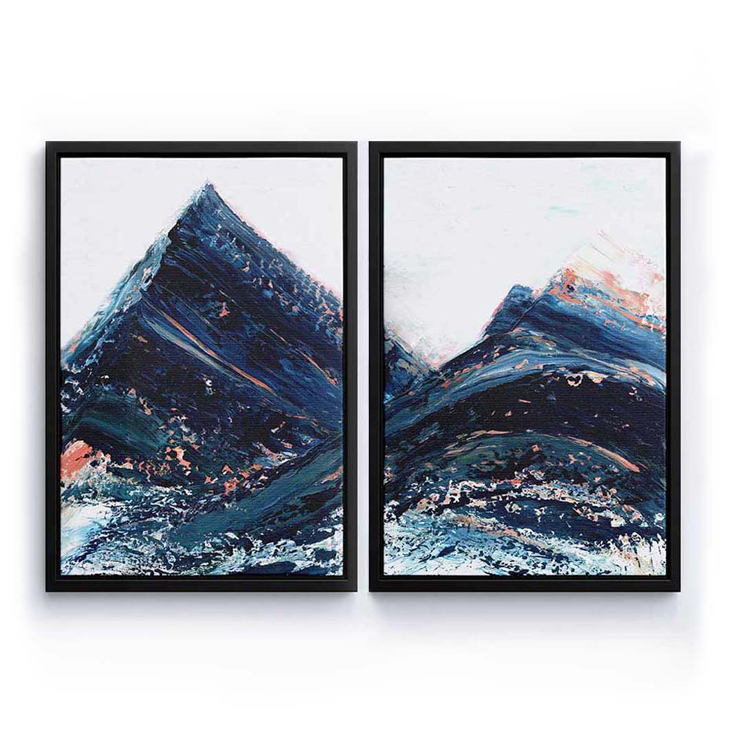 Copper Hills - 2-Piece Canvas Print by Melissa Critchlow | Art Bloom Canvas Art