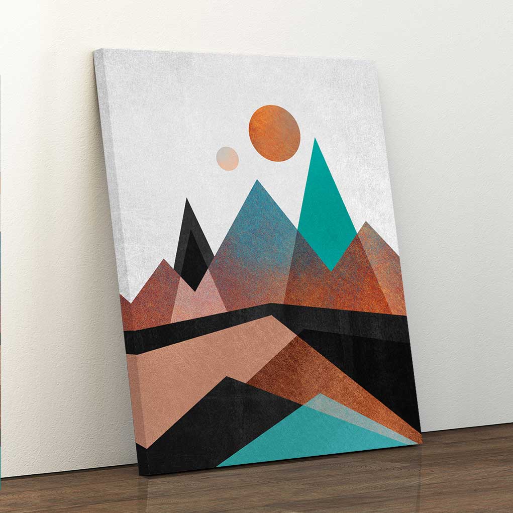 Copper Mountains - Canvas Print by Elisabeth Fredriksson | Art Bloom Canvas Art