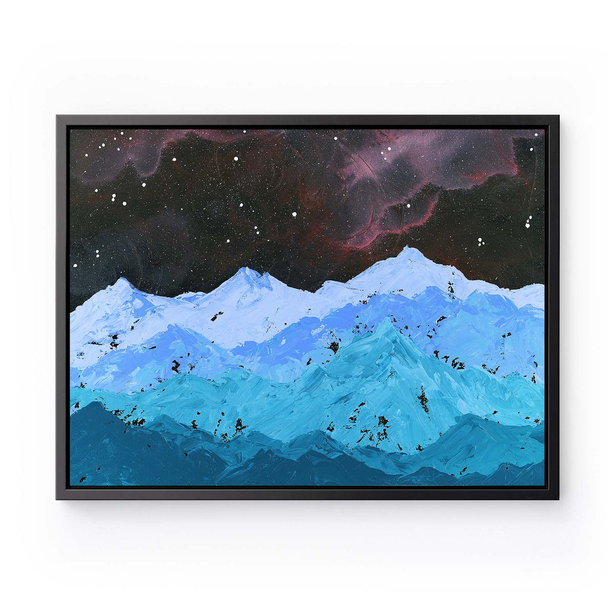 Space Mountains - 2-Piece Canvas Print by Emily Scott | Art Bloom Canvas Art