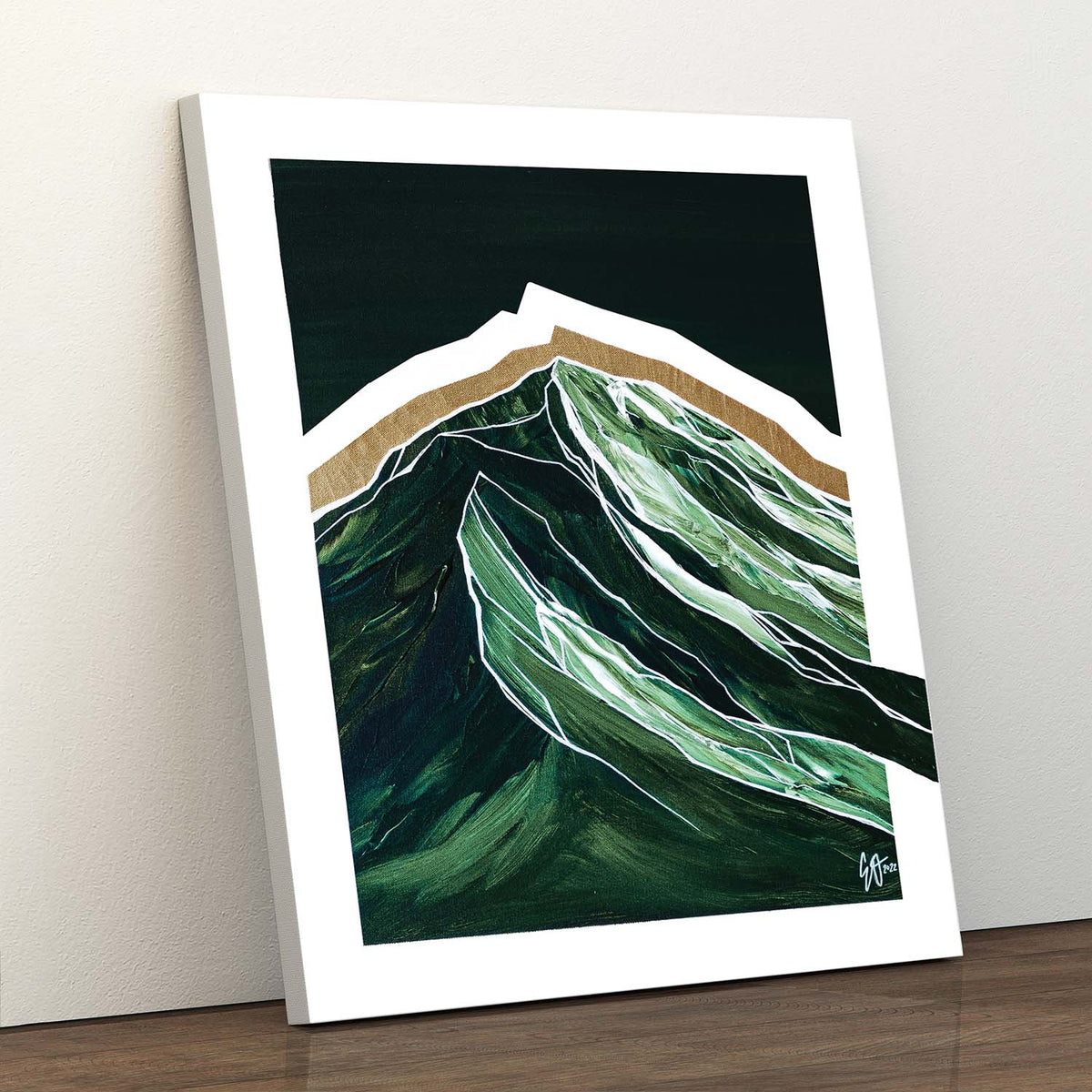 Go Far (Mt. Ranier) - Canvas Print by Erin Oostra | Art Bloom Canvas Art