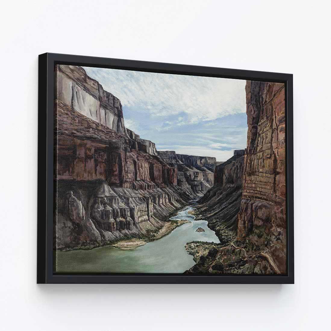 Into the Canyon - Canvas Print by Kristen Fogarty | Art Bloom Canvas Art