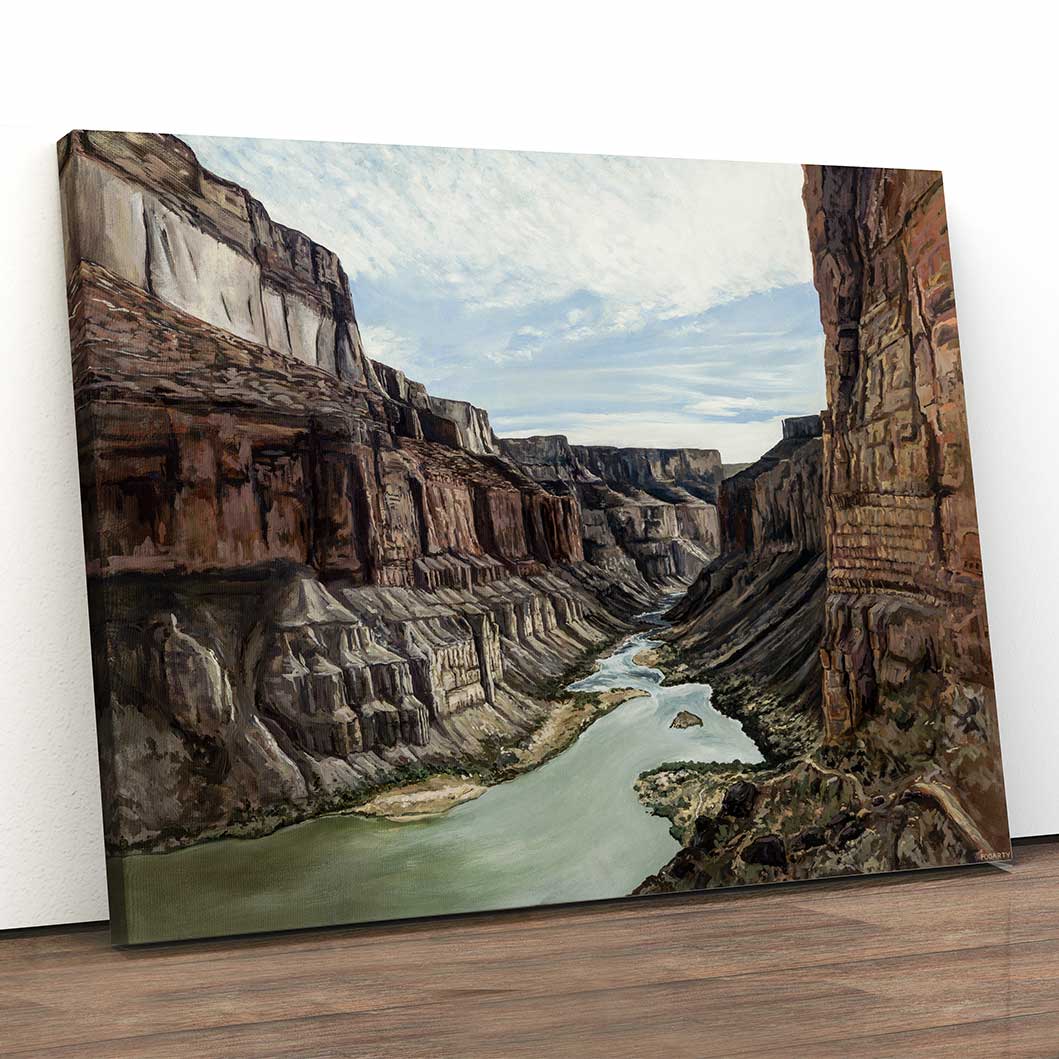 Into the Canyon Canvas Art by Kristen Fogarty | Art Bloom