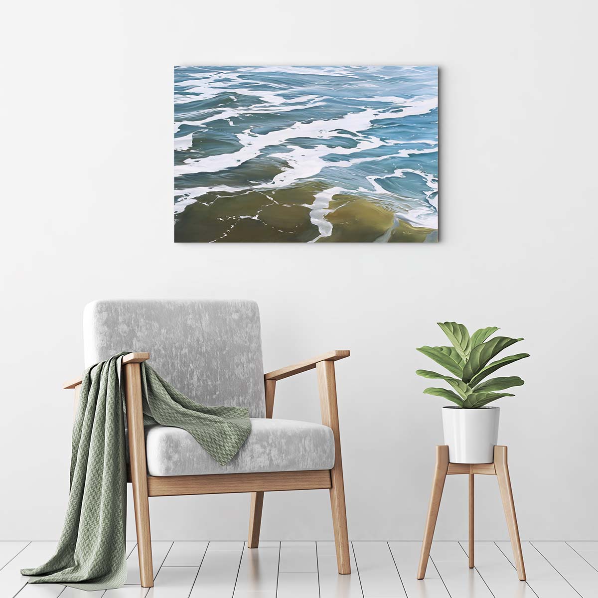 In the Flow - Canvas Print by Julie Kluh | Art Bloom Canvas Art