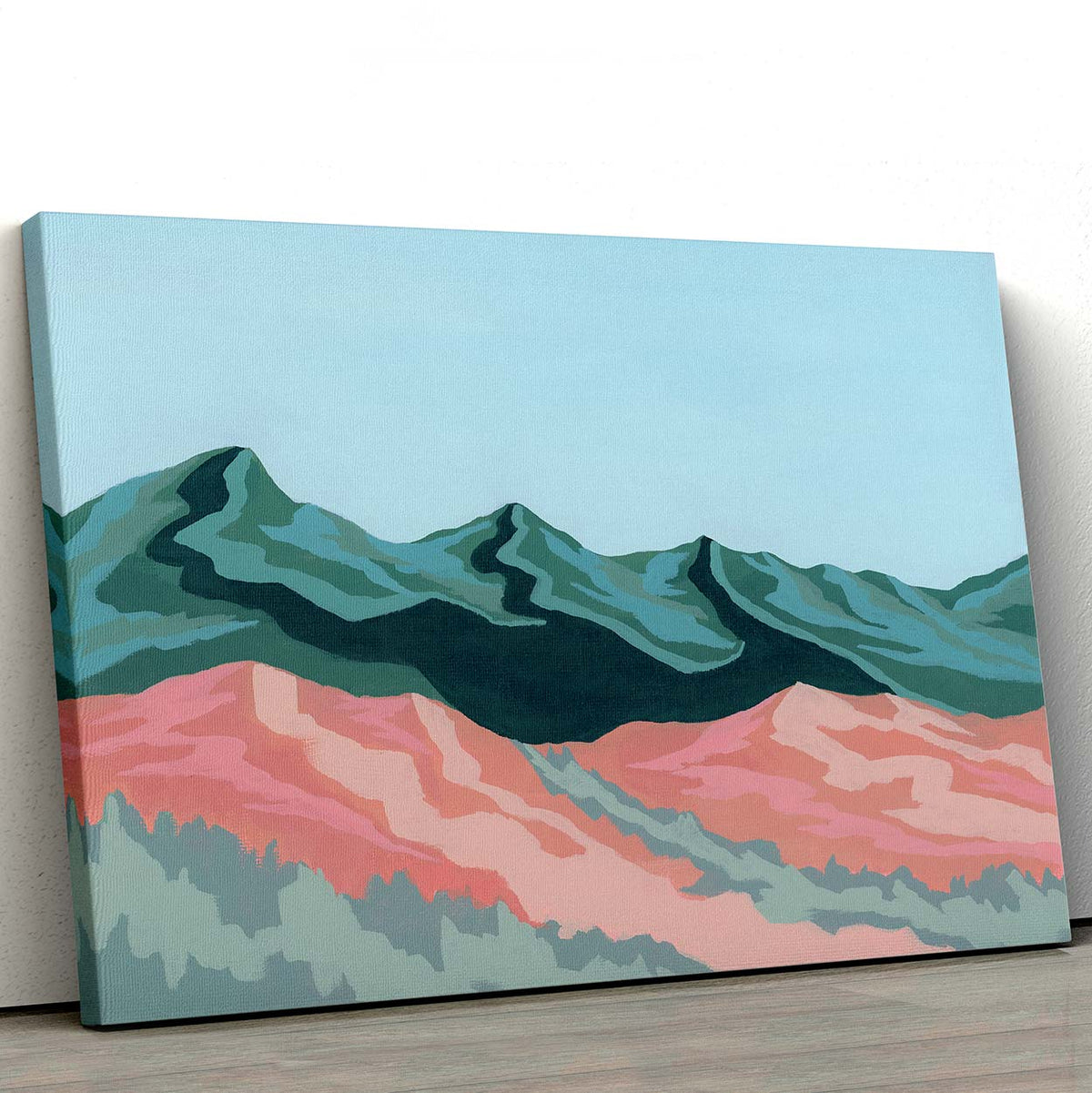 Mountain Shadows Canvas Art by Mallery Jane | Art Bloom