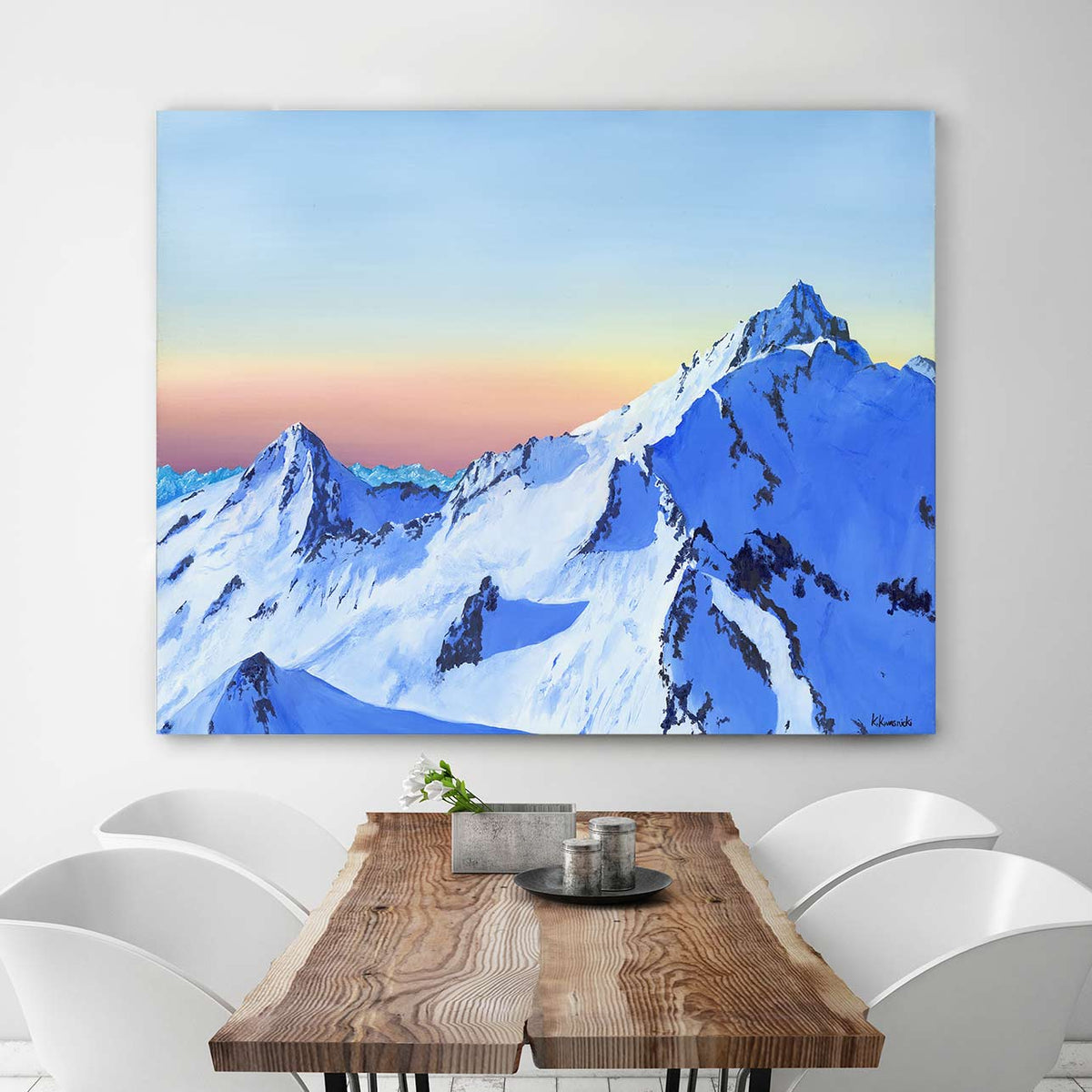 Pelion Mountain Canvas Art by Katie Kwasnicki | Art Bloom