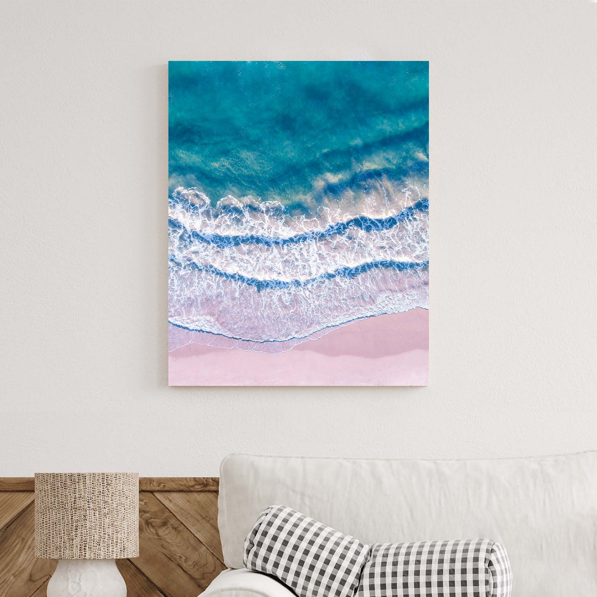 Pink Shores - Canvas Print by Richard Podgurski Jr. | Art Bloom Canvas Art