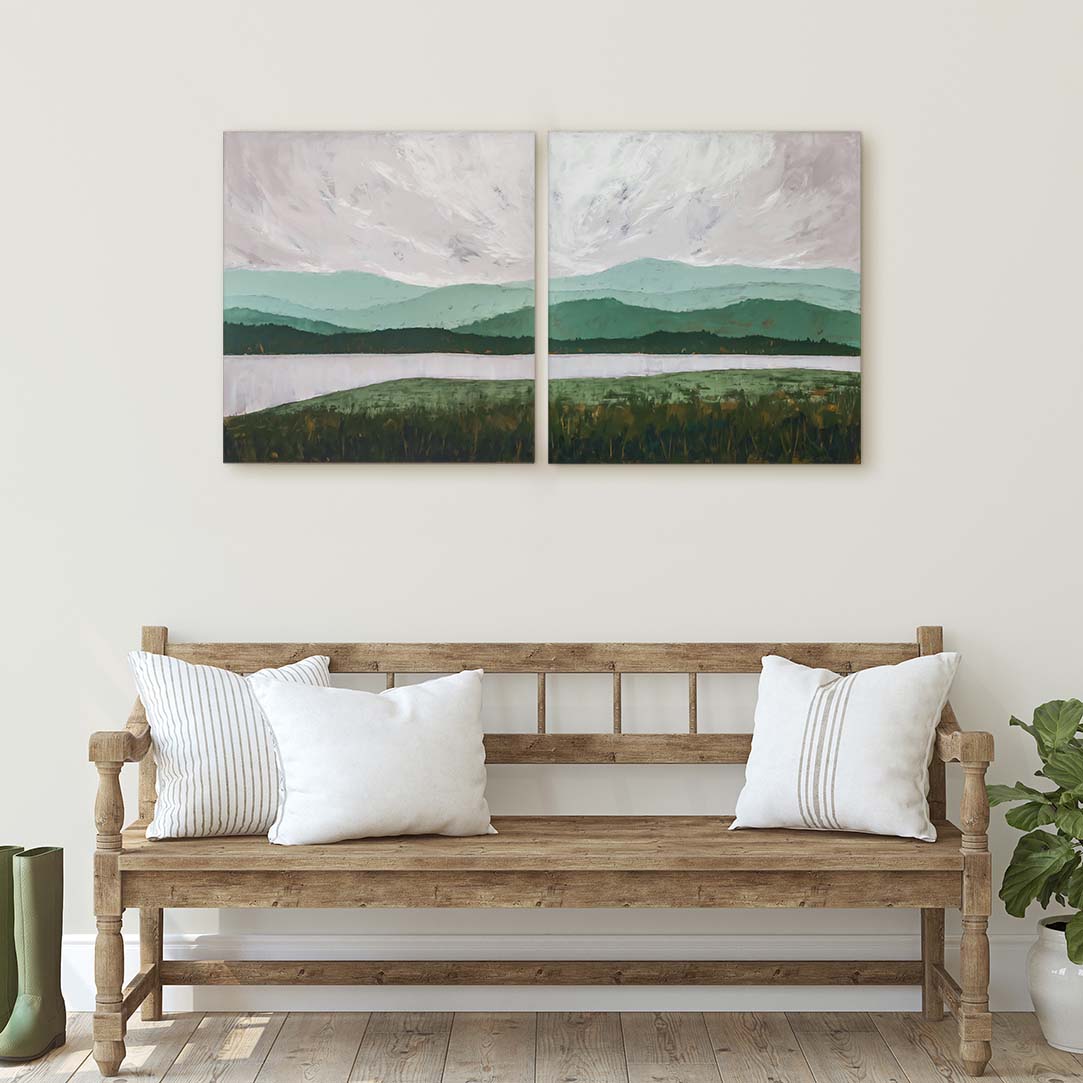 Calm of Still Waters - Canvas Print by Lisa Jensen | Art Bloom Canvas Art