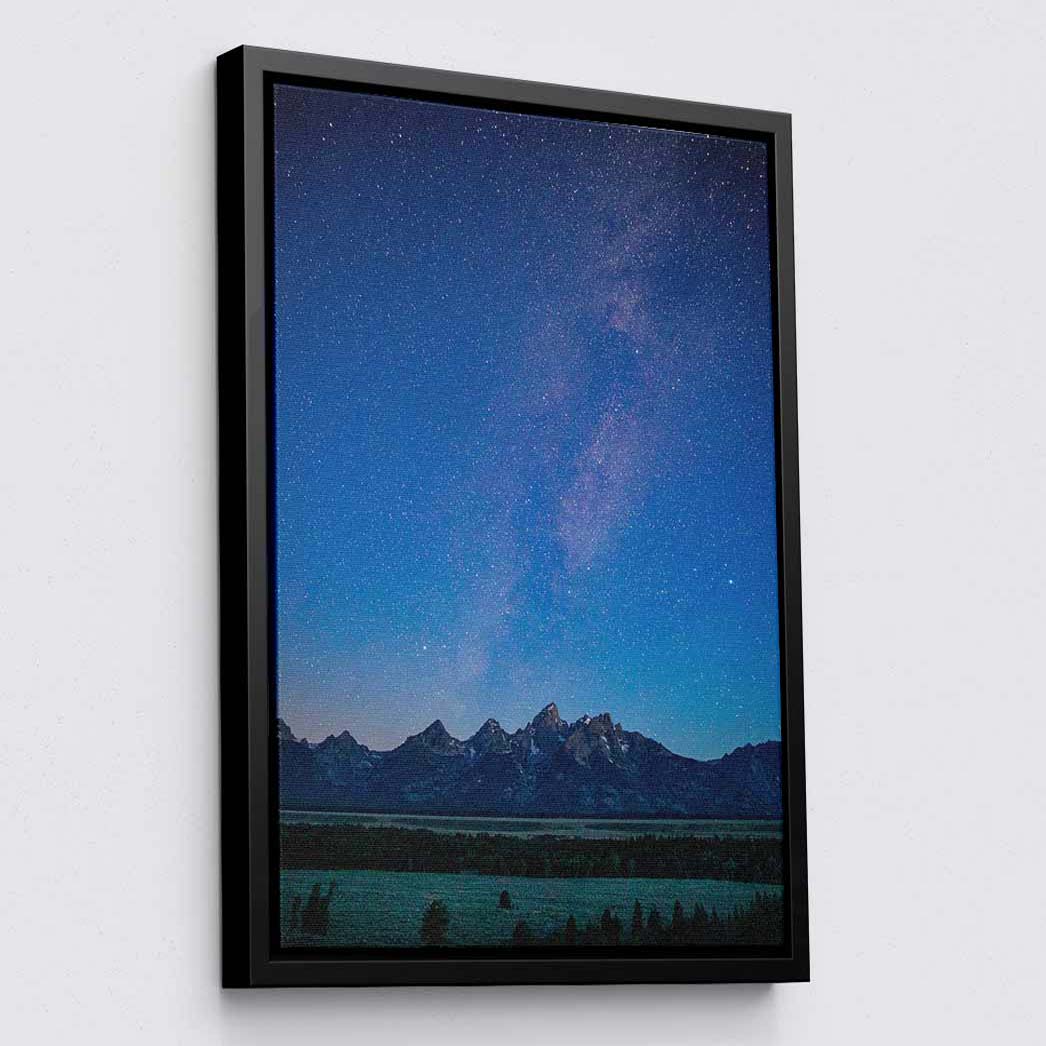 Grand Teton Lights - Canvas Print by Kyle Spradley | Art Bloom Canvas Art