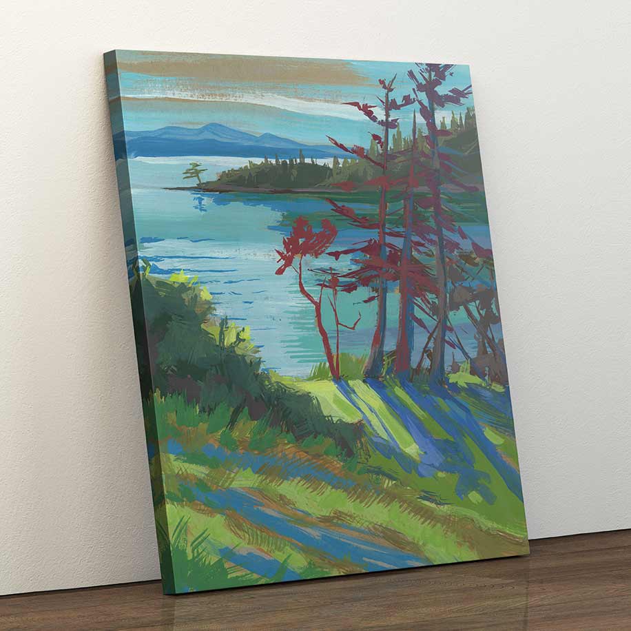 Woodstock Harbor - Canvas Print by Khara Ledonne | Art Bloom Canvas Art