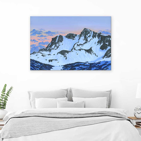 Whistler Creekside - Ski Slope Painting | Art Bloom Canvas Prints
