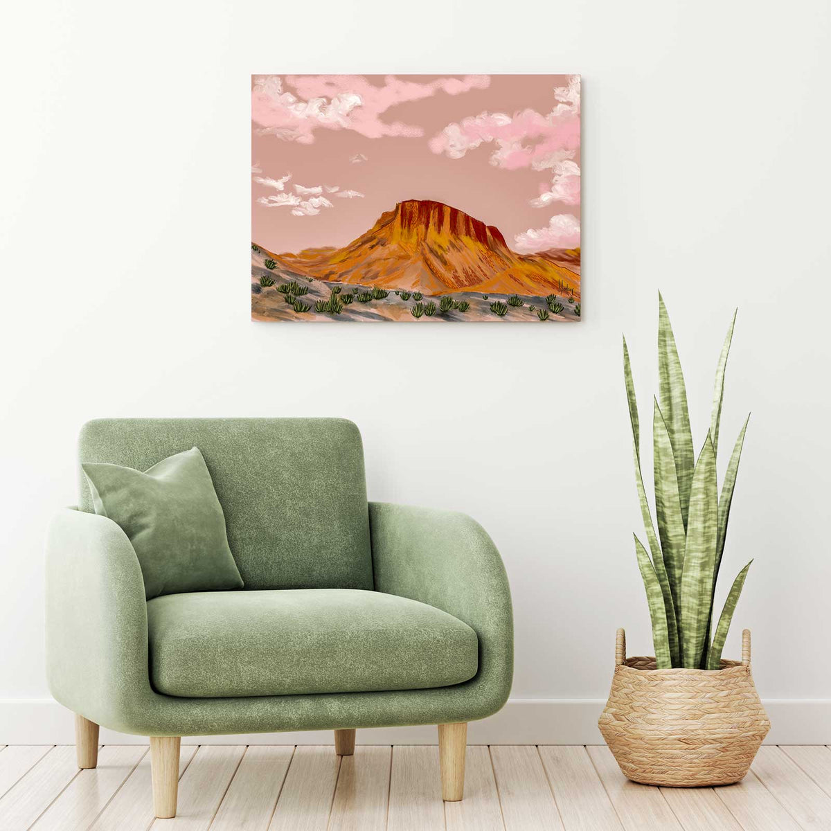 Abiquiu Mesa - Canvas Print by Kate Lindsey | Art Bloom Canvas Art