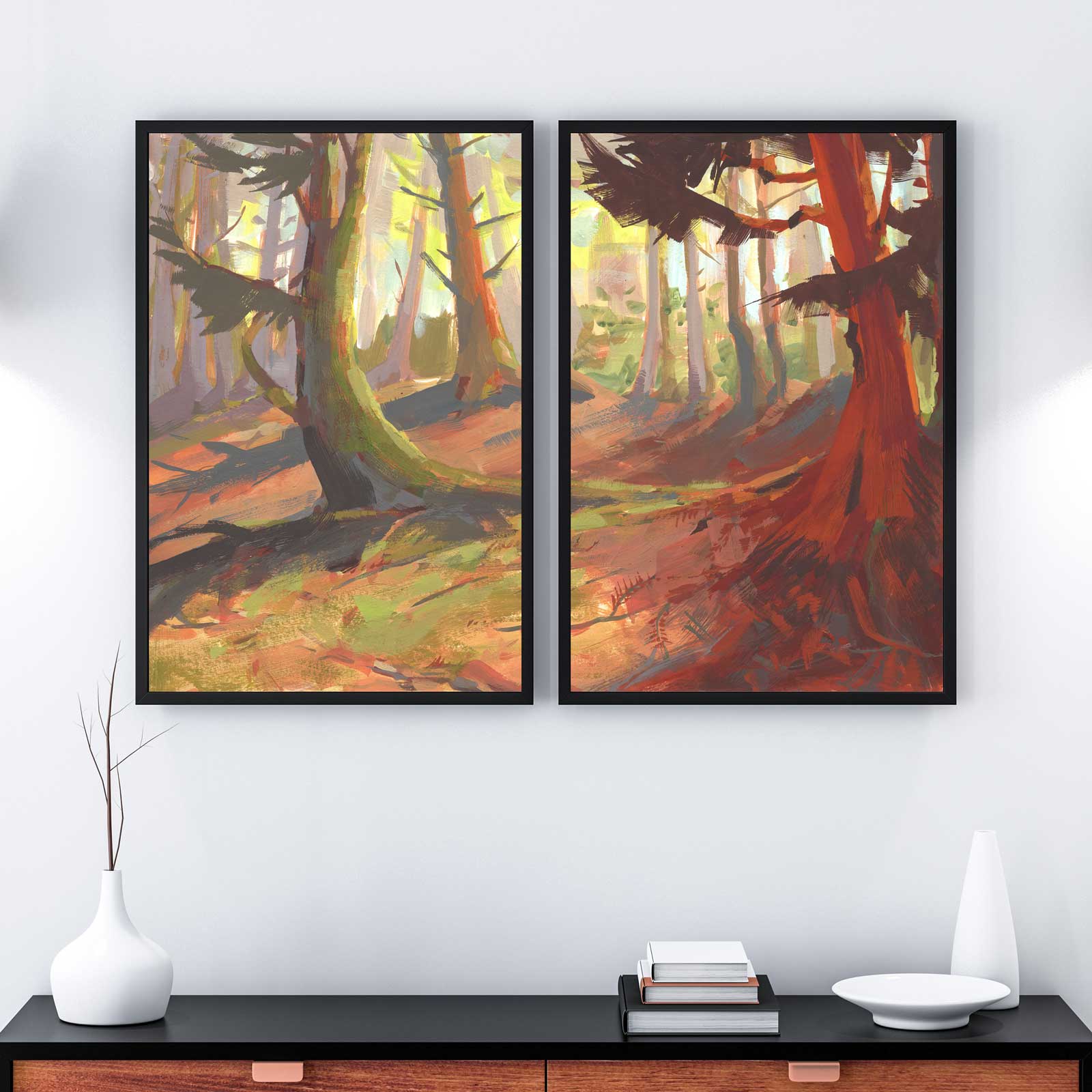 Cedar Grove - Canvas Print by Khara Ledonne | Art Bloom Canvas Art