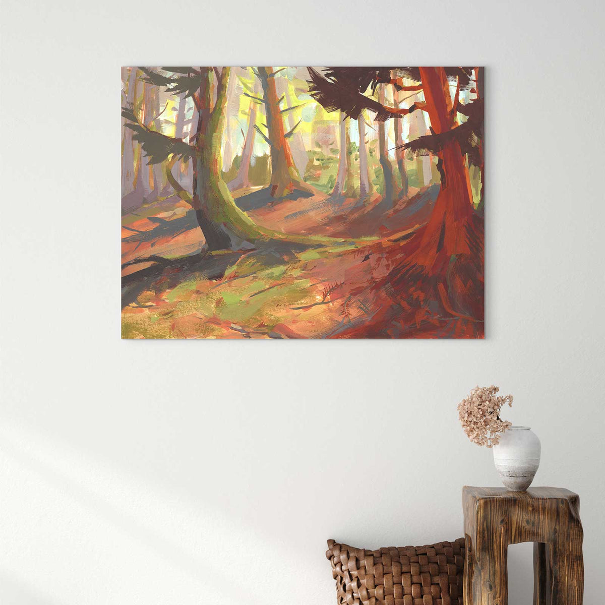 Cedar Grove - Canvas Print by Khara Ledonne | Art Bloom Canvas Art