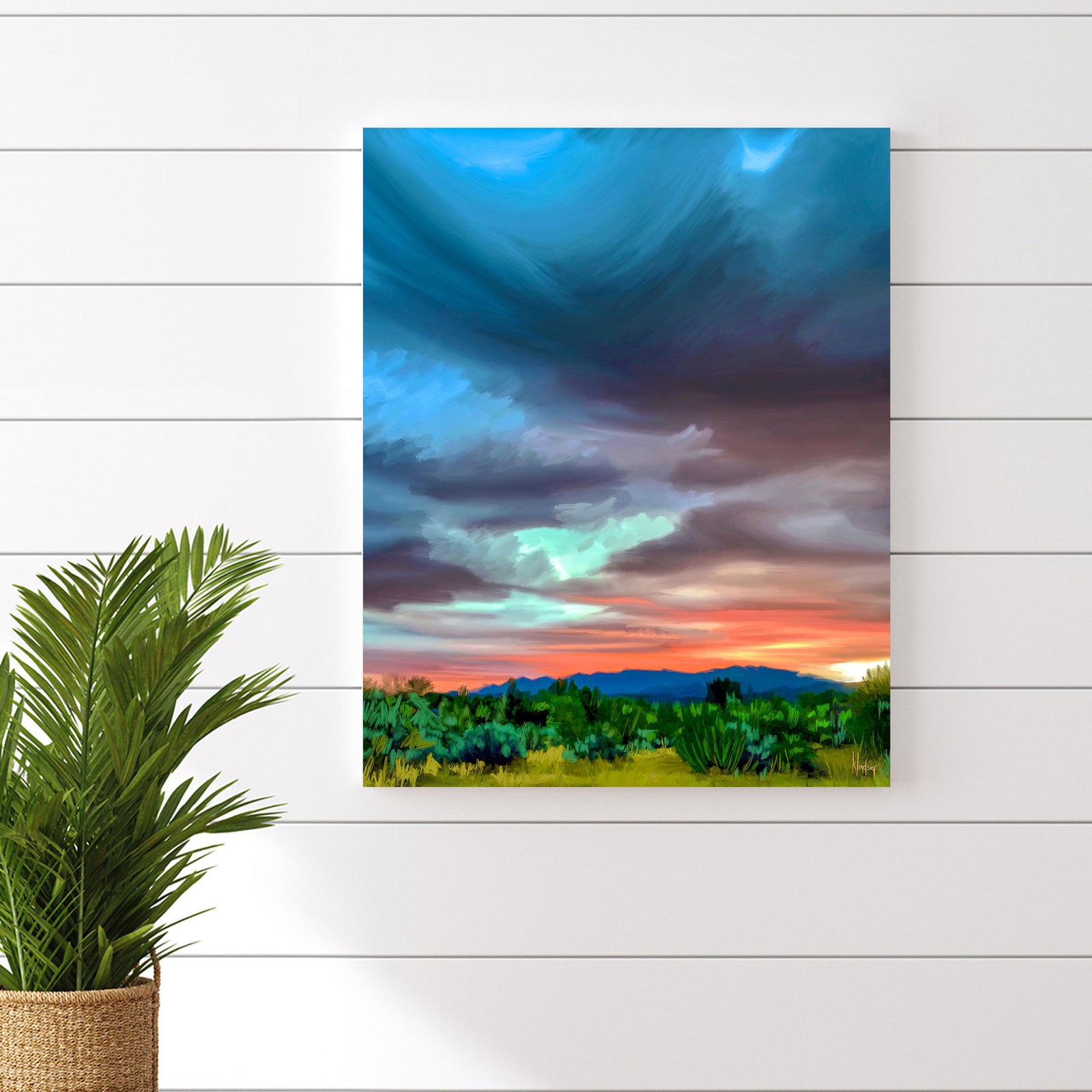 Desert Sunrise - Canvas Print by Kate Lindsey | Art Bloom Canvas Art