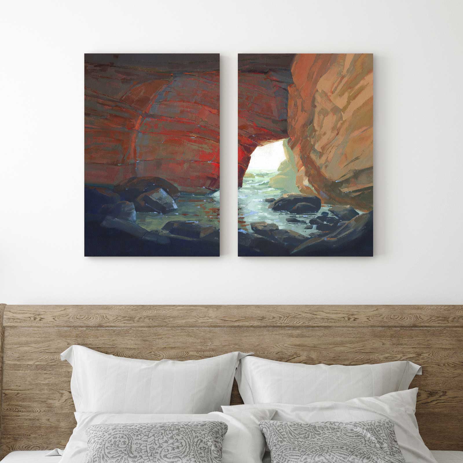 Devils Punchbowl - Canvas Print by Khara Ledonne | Art Bloom Canvas Art