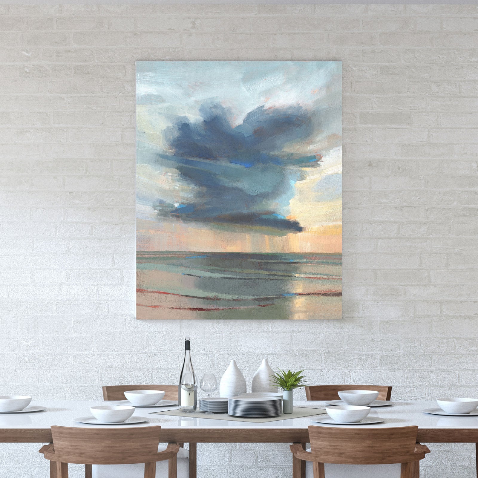 Isolated Showers - Canvas Print by Khara Ledonne | Art Bloom Canvas Art