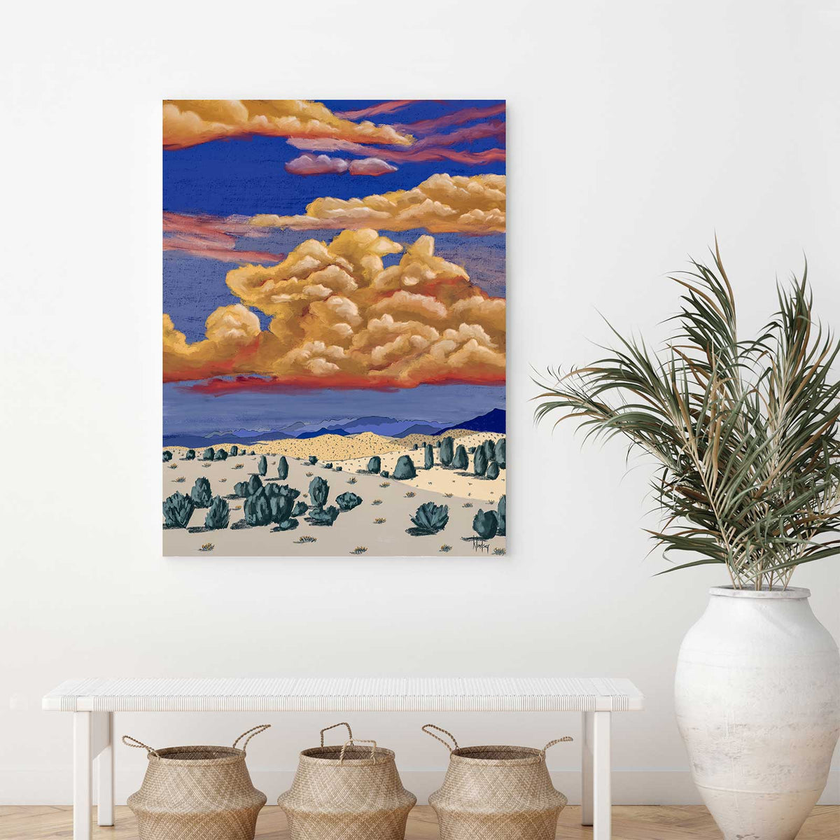 Monsoon Sunset - Canvas Print by Kate Lindsey | Art Bloom Canvas Art