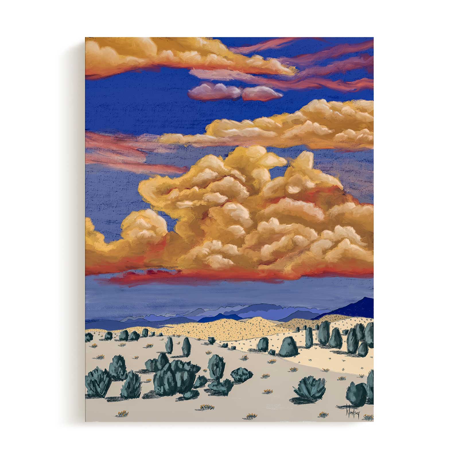 Monsoon Sunset - Canvas Print by Kate Lindsey | Art Bloom Canvas Art