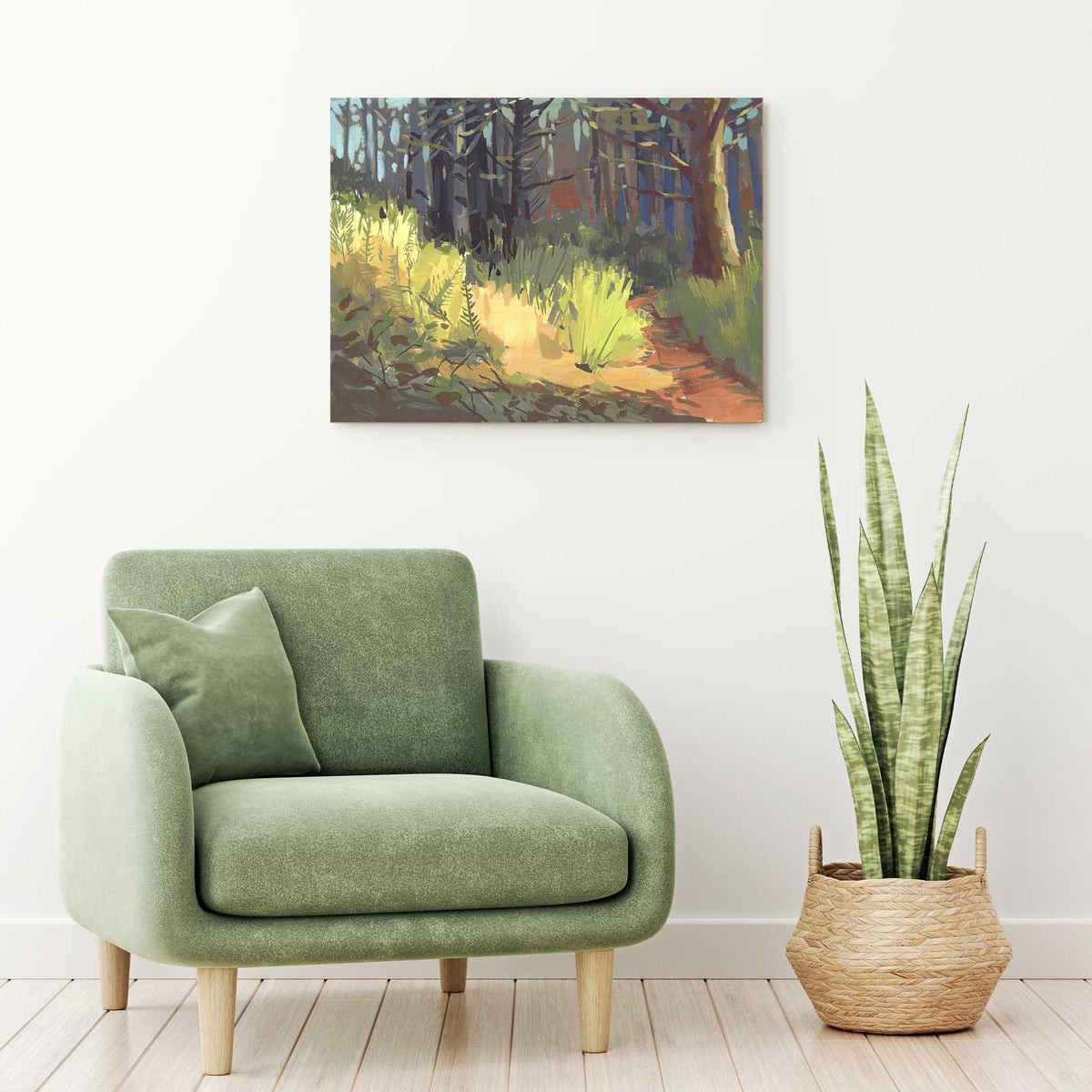 Path to the Shore - Canvas Print by Khara Ledonne | Art Bloom Canvas Art