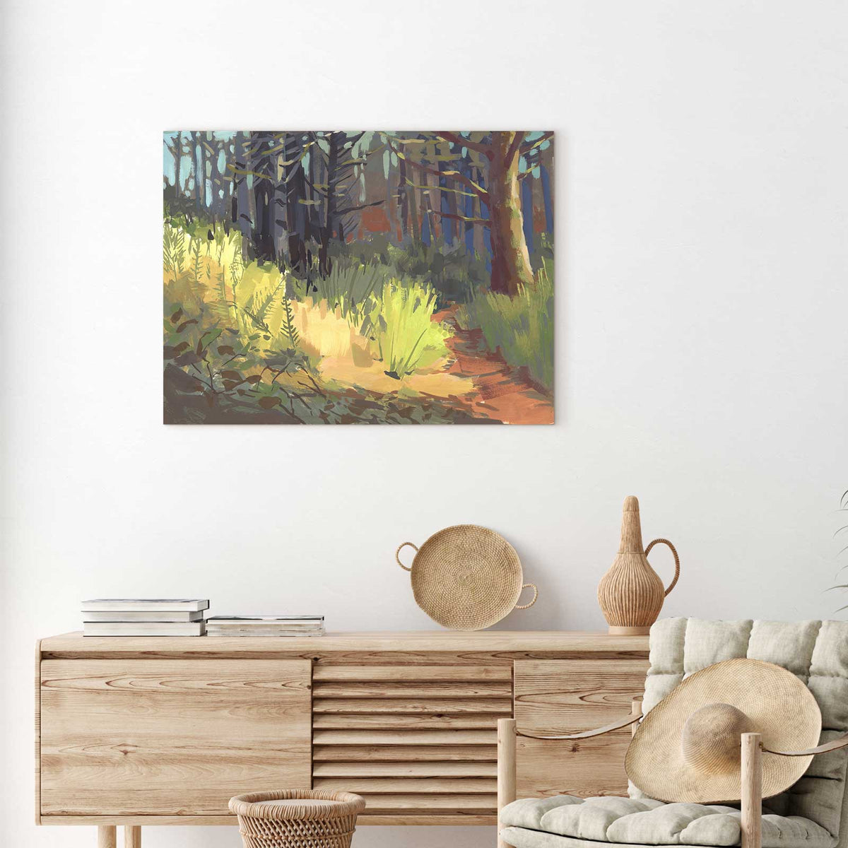 Path to the Shore - Canvas Print by Khara Ledonne | Art Bloom Canvas Art