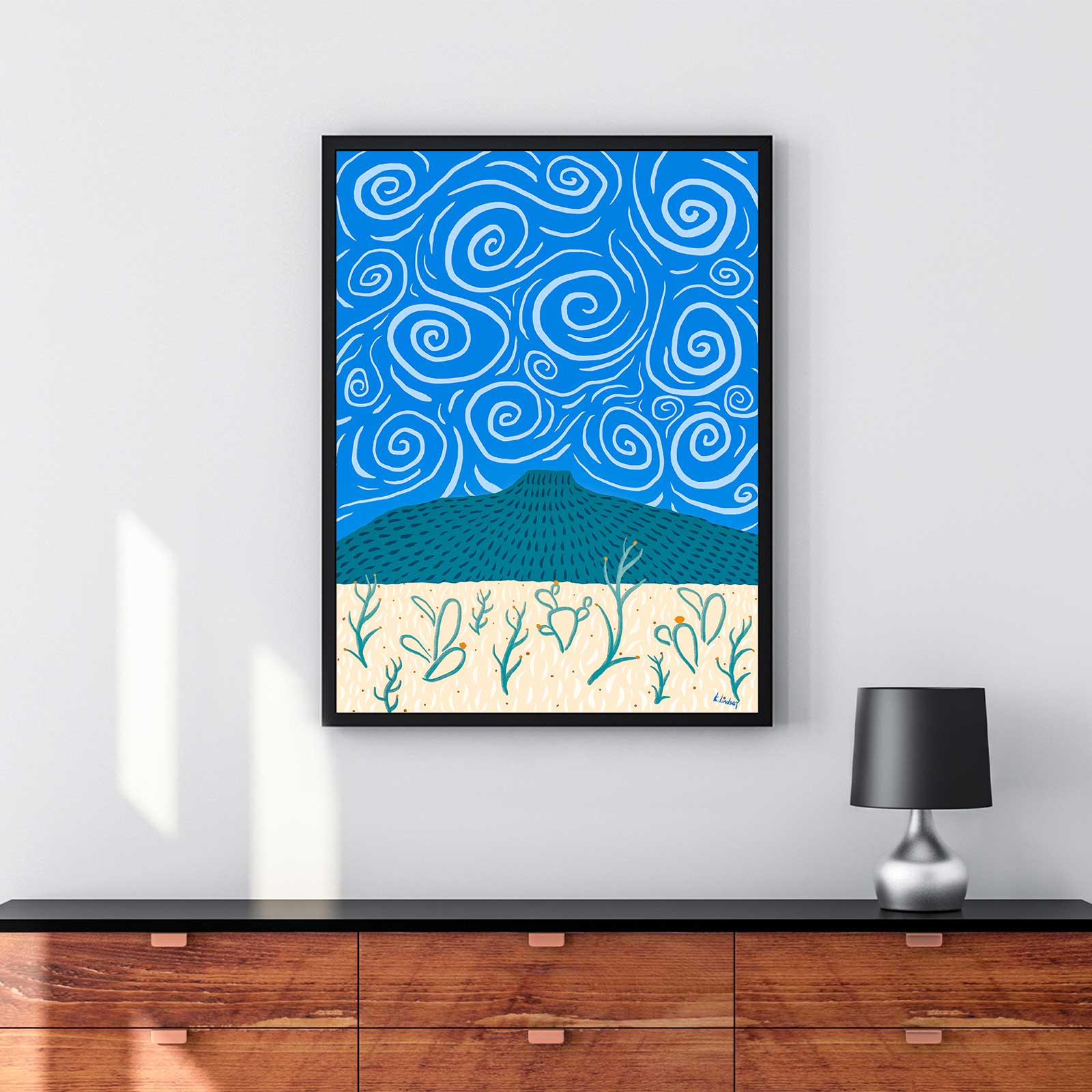 Pedernal in the Daytime - Canvas Print by Kate Lindsey | Art Bloom Canvas Art