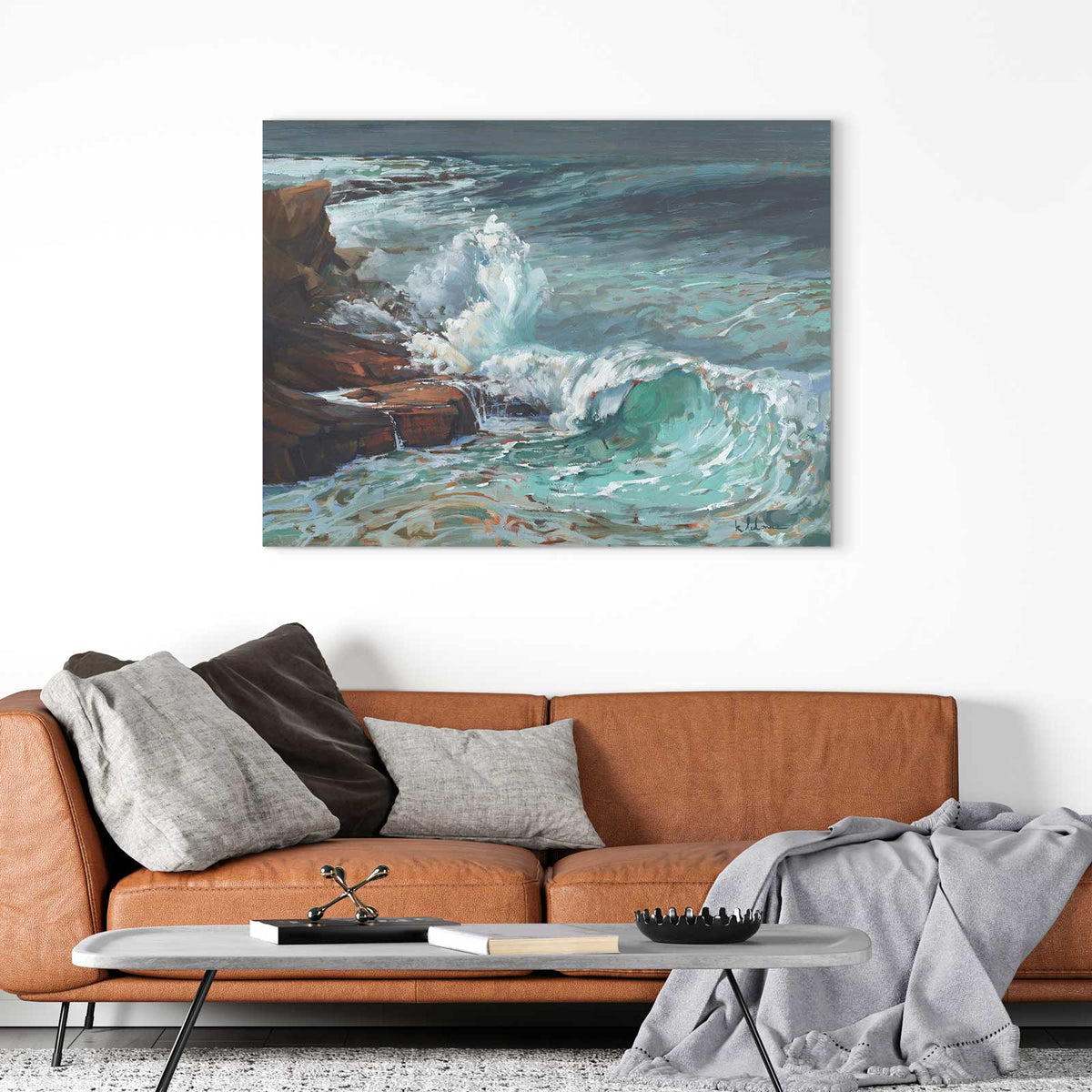 Storm Watch - Canvas Print by Khara Ledonne | Art Bloom Canvas Art
