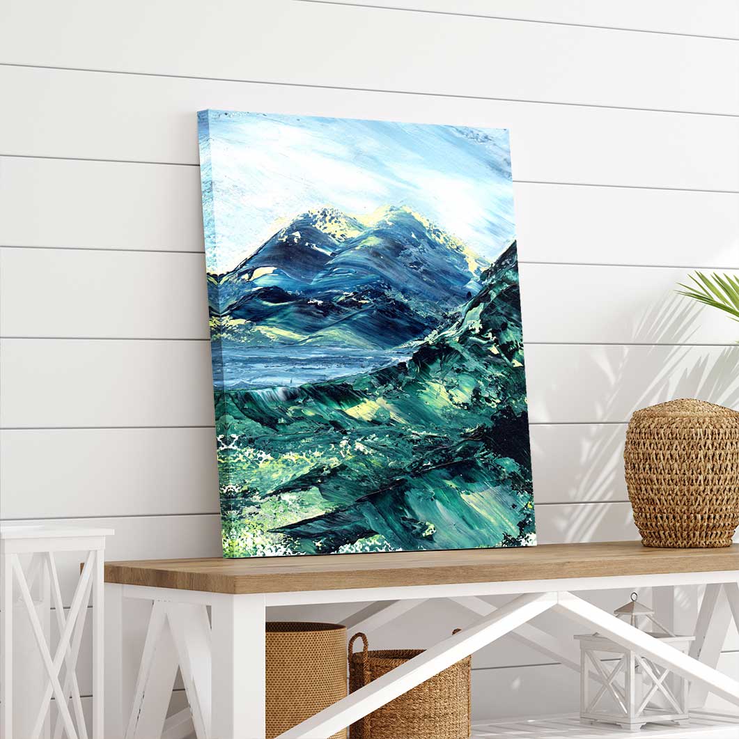 An Alpine Escape - Canvas Print by Melissa Critchlow | Art Bloom Canvas Art