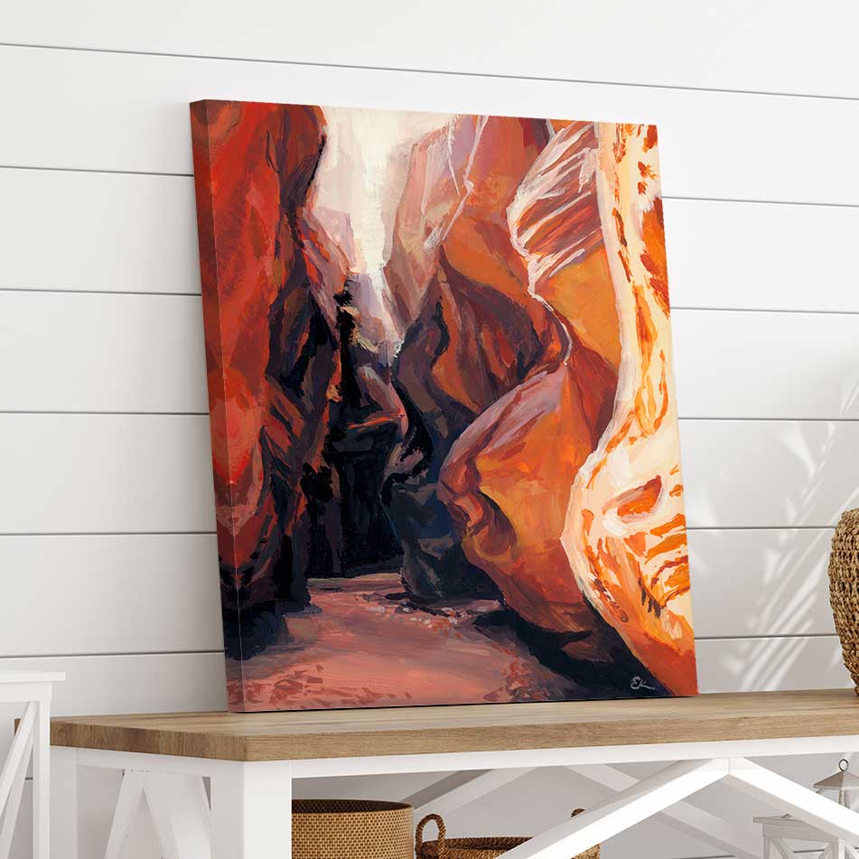 Antelope Canyon - Canvas Print by Emma Kelly | Art Bloom Canvas Art