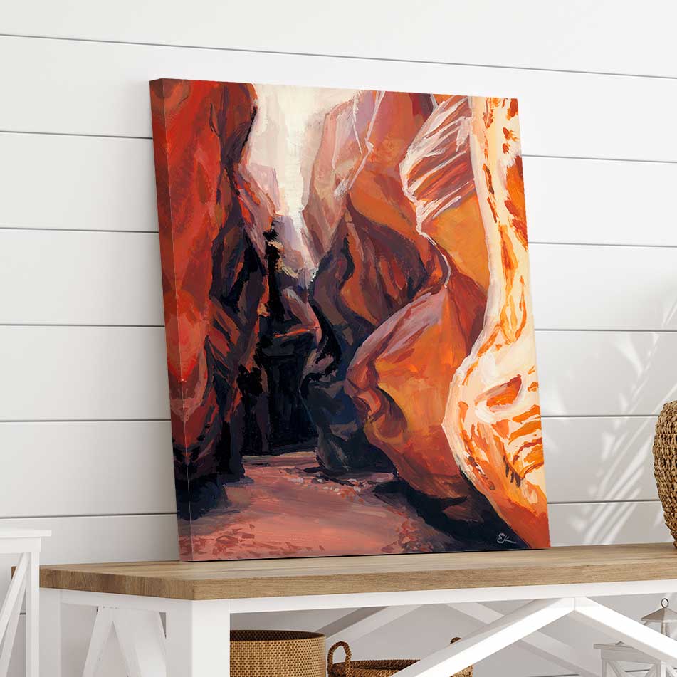 Antelope Canyon - Canvas Print by Emma Kelly | Art Bloom Canvas Art