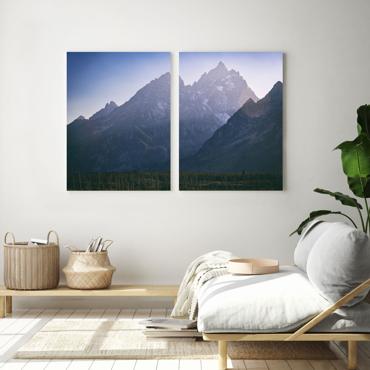 Teton Range - Canvas Print by Kyle Spradley | Art Bloom Canvas Art