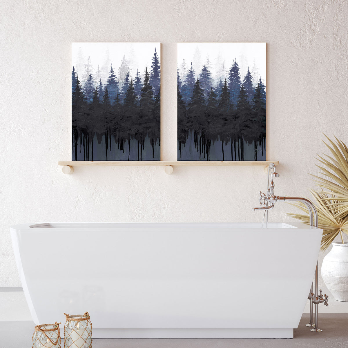 Tree Shadows - Canvas Print by Jolene Schilling | Art Bloom Canvas Art