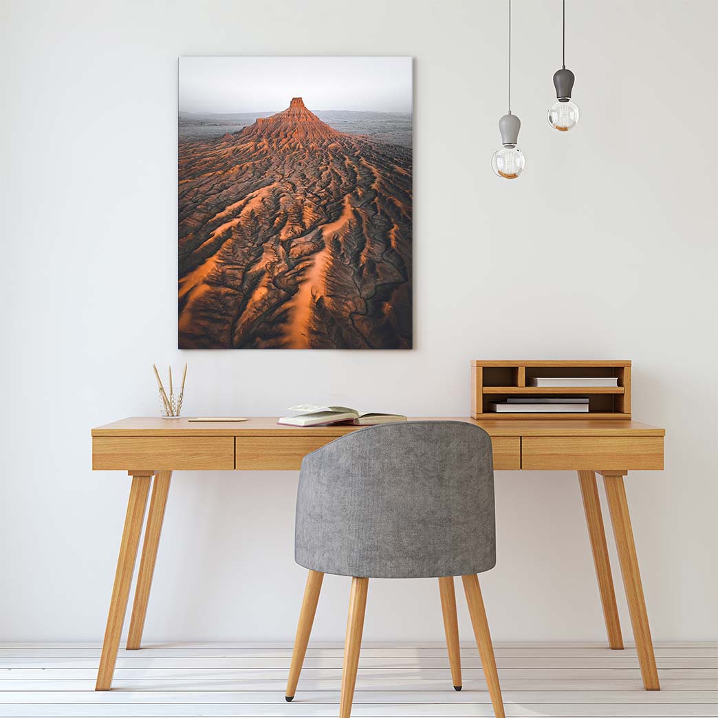 Badlands - Canvas Print by Erik Young | Art Bloom Canvas Art