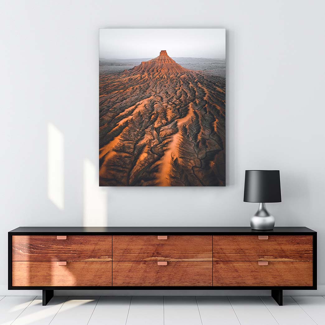 Badlands - Canvas Print by Erik Young | Art Bloom Canvas Art