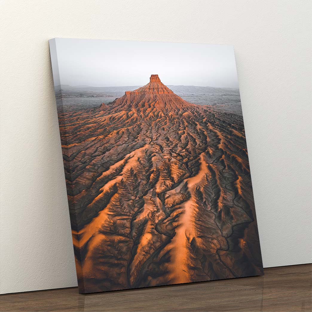 Badlands - Canvas Print by Erik Young | Art Bloom Canvas Art