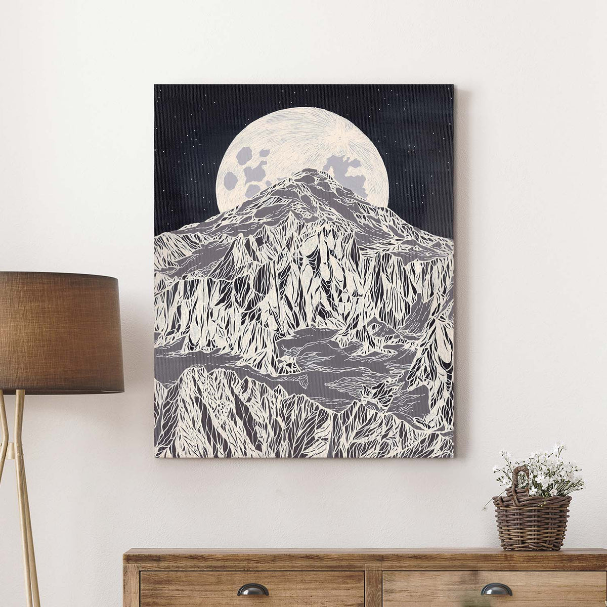 Behind the Layers - Canvas Print by Coralie Huon | Art Bloom Canvas Art