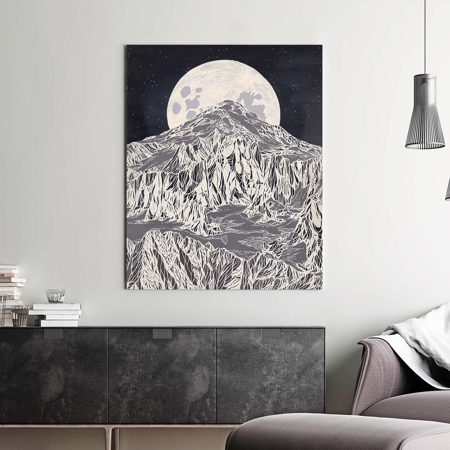 Behind the Layers - Canvas Print by Coralie Huon | Art Bloom Canvas Art