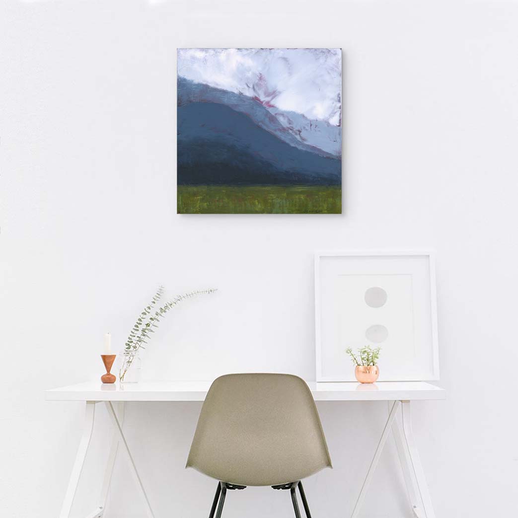 Hills in Blankets of Blue - Canvas Print by Lisa Jensen | Art Bloom Canvas Art