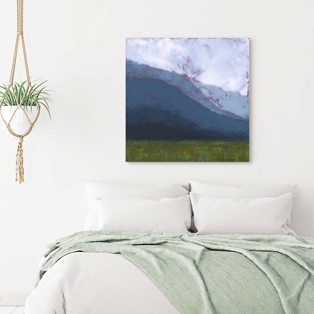 Hills in Blankets of Blue - Canvas Print by Lisa Jensen | Art Bloom Canvas Art
