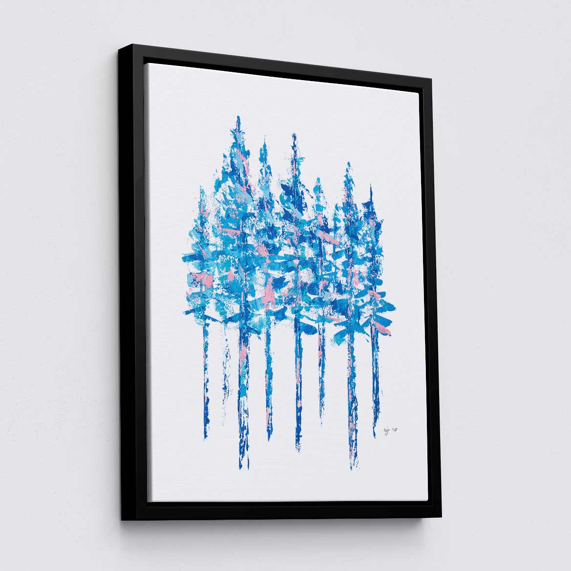 Blue Pines - Canvas Print by Mallery Jane | Art Bloom Canvas Art