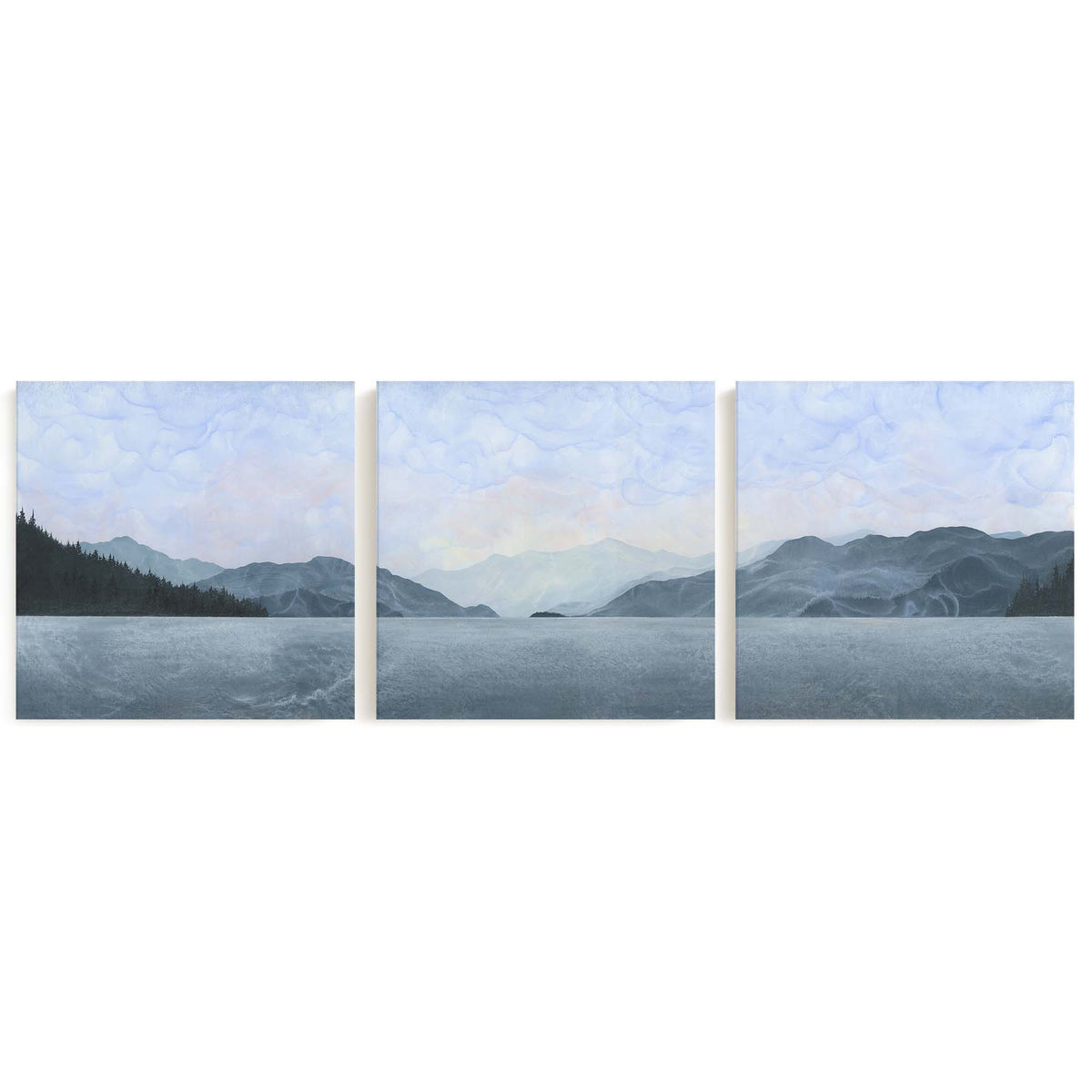 Bound - 3-Piece Canvas Print by Emily Scott | Art Bloom Canvas Art