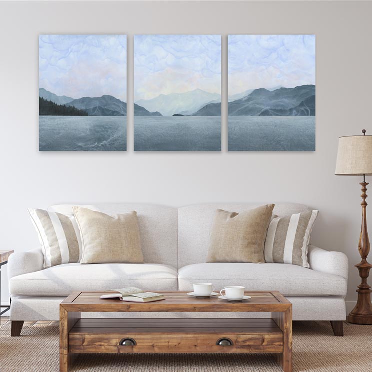 Bound - 3-Piece Canvas Print by Emily Scott | Art Bloom Canvas Art