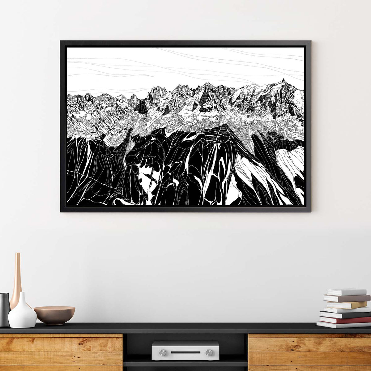 Chamonix - Canvas Print by Coralie Huon | Art Bloom Canvas Art