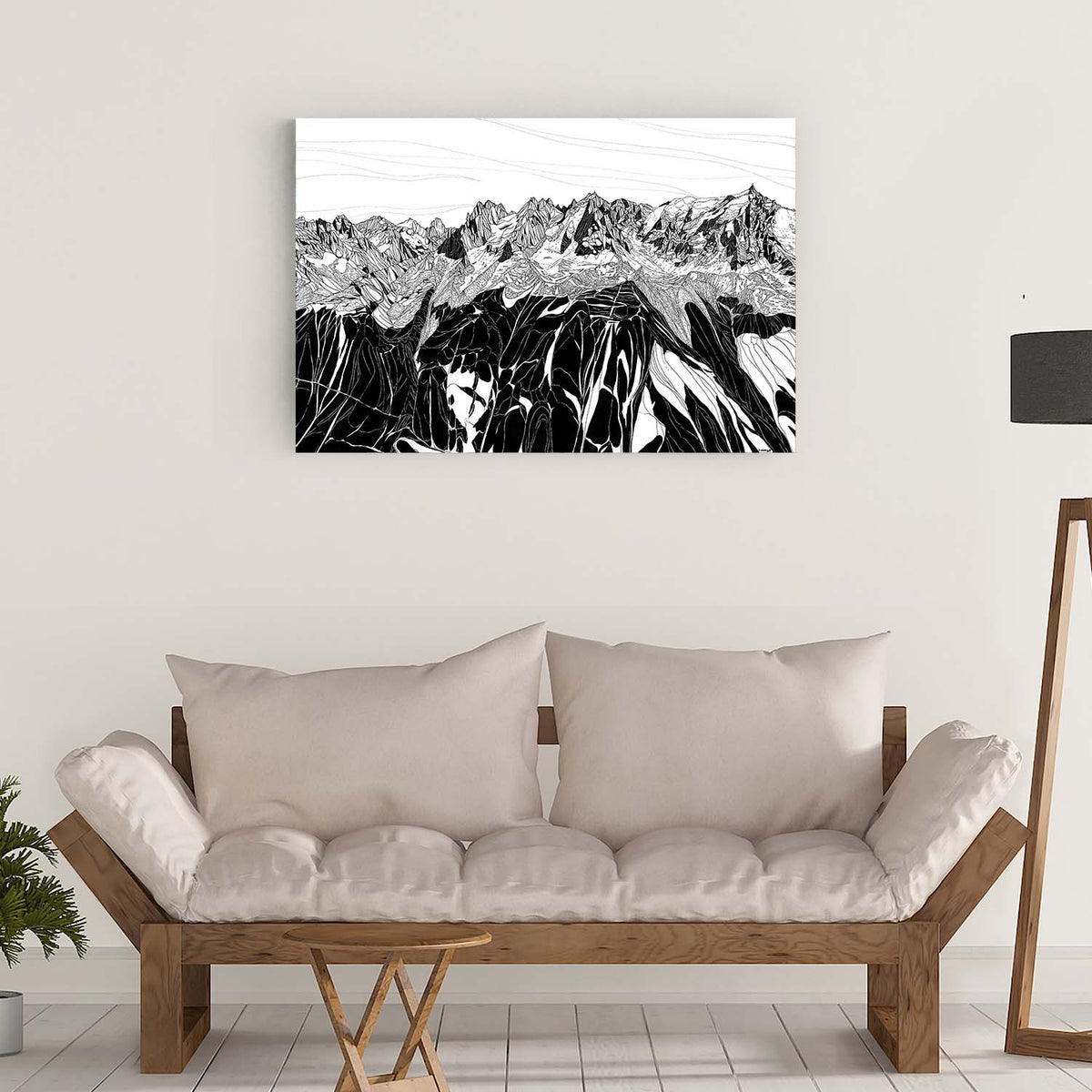Chamonix - Canvas Print by Coralie Huon | Art Bloom Canvas Art