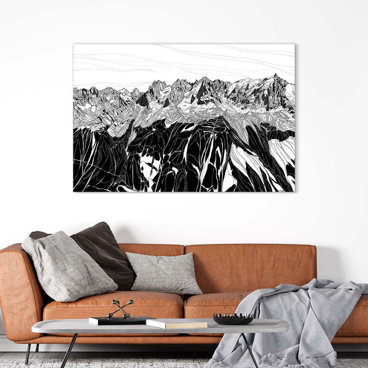 Chamonix - Canvas Print by Coralie Huon | Art Bloom Canvas Art