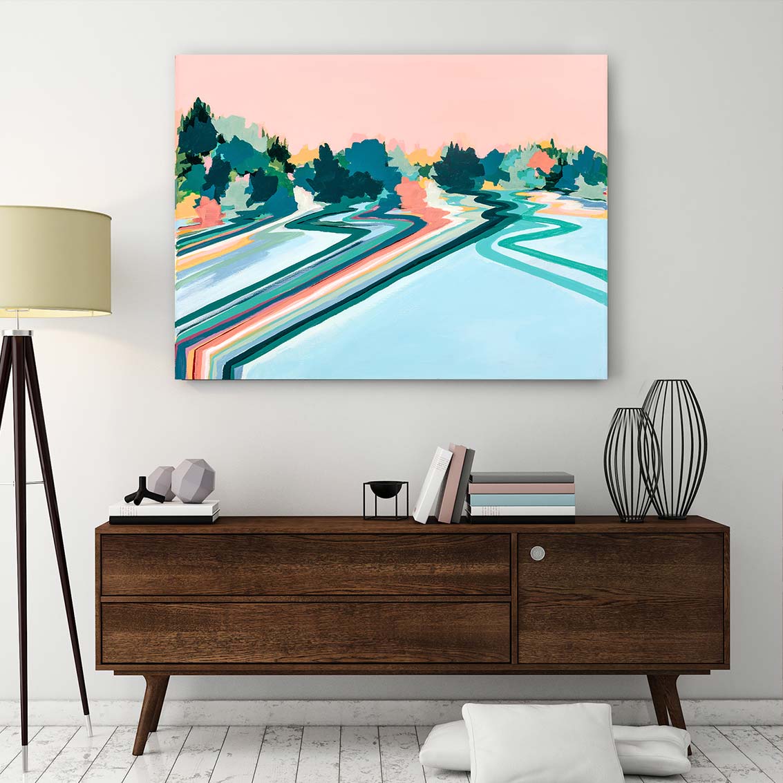 Color Reflections Canvas Art by Mallery Jane | Art Bloom