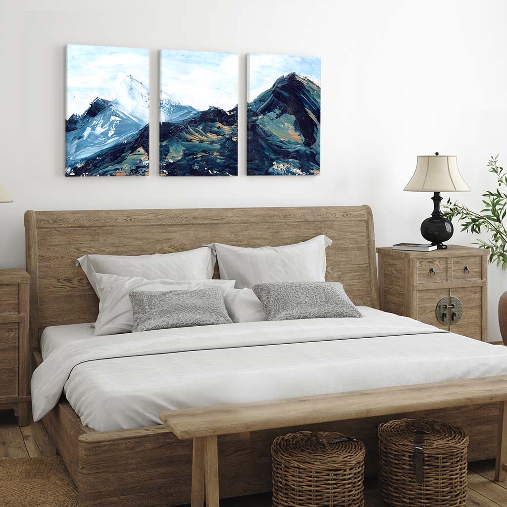 Copper Hills Extended - 3-Piece Canvas Print by Melissa Critchlow | Art Bloom Canvas Art