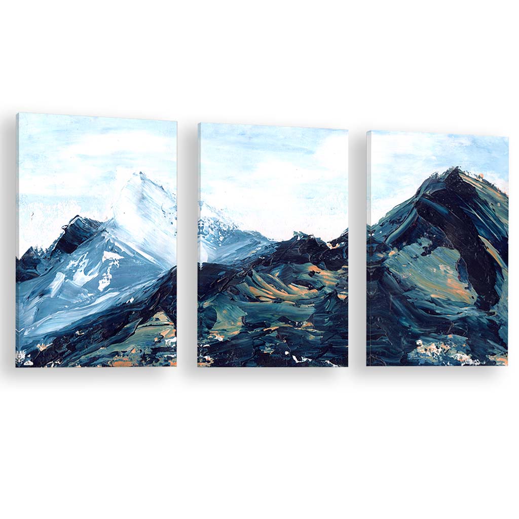 Copper Hills Extended - 3-Piece Canvas Print by Melissa Critchlow | Art Bloom Canvas Art